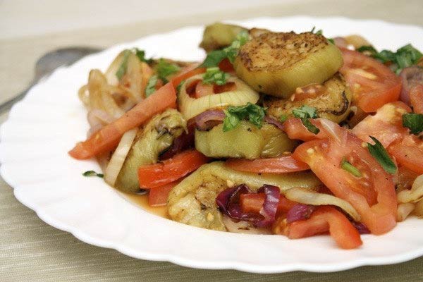 Салат из баклажанов фото рецепты салатов
